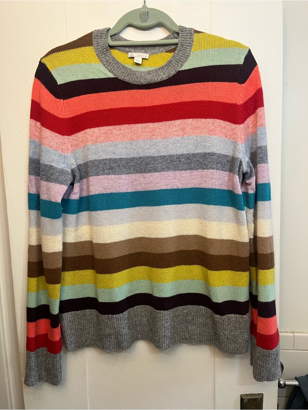 Vintage GAP Colorblock Stripe Crewneck Sweater